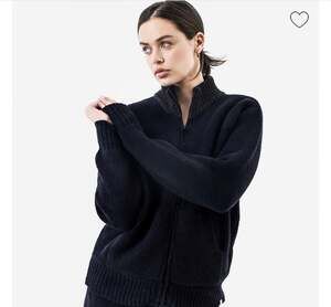 Sunday Citizen Snug Lite Mock Neck Zip-Up Size L